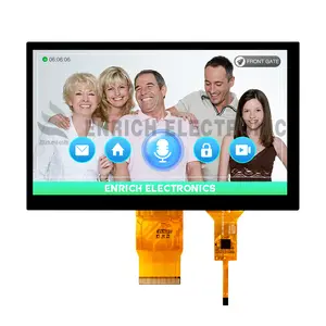 7 polegadas 1024x600 alta resolução TFT LCD Display Touch Screen TFT