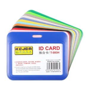 Soporte de tarjeta de identificación de crédito, fabricante directo, para exposición de trabajadores