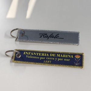 Llavero corto personalizado con logo bordado, cordón de muñeca para motocicleta, llavero volador para motocicleta - Product Image 2