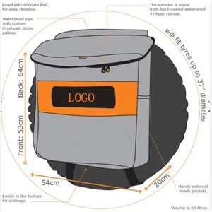 Échantillon Gratuit : Sacs et Étuis Multifonctionnels Portables pour Usage Spécial, Rangement de Pneu de Rechange et Déchets pour Camping et Récupération Tout-Terrain - Product Image 6