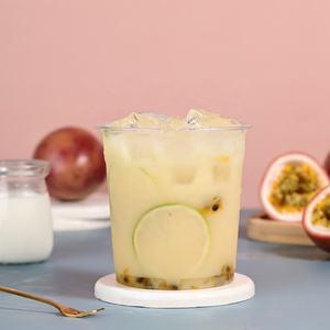 Ingredientes de bebida de lactobacilos de naranja, jarabe de jugo de fruta de naranja, té verde, té de burbujas de lactobacilos, relleno de yogur, <span class=keywords><strong>boba</strong></span> - Product Image 3