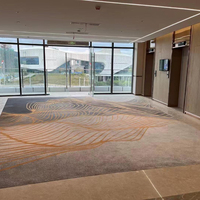 Tapis de couloir personnalisés mur à mur Tapis Axminster Solution en nylon Teint Carreaux de tapis de sol 10mm d'épaisseur