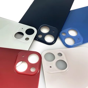 Cubierta trasera de vidrio de repuesto de alta calidad para <span class=keywords><strong>iPhone</strong></span> 13 <span class=keywords><strong>y</strong></span> 13 <span class=keywords><strong>Mini</strong></span> todos los colores REPARACIÓN DE Panel de vidrio de teléfono de puerta trasera de batería de agujero grande - Product Image 4