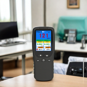 Hỗ trợ lưu trữ dữ liệu tải về và xuất khẩu cầm tay chất lượng không khí Monitor Detector PM2.5 bụi và đo lường - Product Image 4