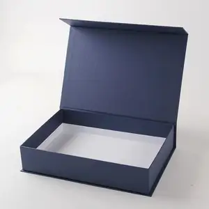 صندوق هدايا فاخر منخفض الميزانية بشعار مخصص مجموعة فرش مكياج فاخرة من الورق المقوى قابلة للطي