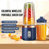400 ml draagbare USB-blender, elektrische reis-sapcentrifuge, voor smoothies, roestvrijstalen keuken, mini-mixergereedschap
