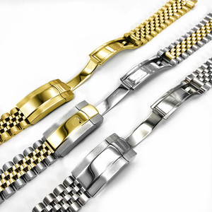 Bracelet de montre automatique de luxe en acier inoxydable pour modèles RolIex G/M/T, fermoir pliant professionnel, boîtier de 41 mm, bracelet de 20/21 mm - Product Image 6