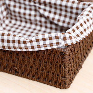 Idyllic Wind Weaving Living Room <strong>Storage</strong> <strong>Basket</strong> <strong>Wicker</strong> Receive Snacks and Sundries <strong>Basket</strong> - Product Image 6