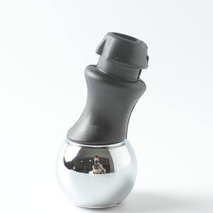 Poignée de levier de vitesses FUXIN en alliage d'aluminium, design ergonomique pour modèles avec logo, lettrage rouge électro-plaqué - Product Image 1