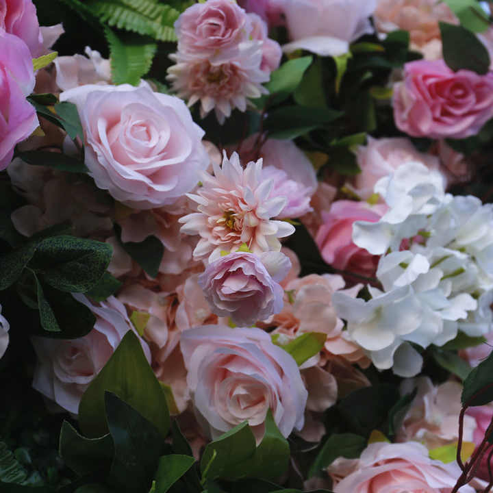 AYOYO Custom Artificial Plant Flower Wall Panel Backdrop Decoration for Wedding Event Wall