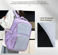 Sac à dos de voyage personnalisé pas cher en gros, sac à dos simple pour jeunes et enfants, cartable imperméable pour filles, sac à dos scolaire pour enfants