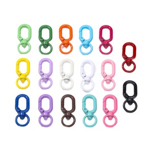 Ganchos de Resorte en Forma de U de Aleación Colorida para Bolsos, Llaveros y Accesorios DIY - Product Image 5