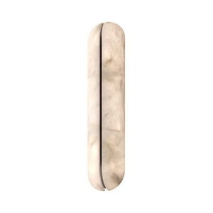 Mỹ sáng tạo aurind đôi Shades solid brass Bath sconce Alabaster Đèn tường cho khách sạn phòng ngủ - Product Image 6