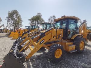 Excavateur polyvalent utilisé de Carter cat420f Excavateur occupé de deux chariots élévateurs en vente bon marché - Product Image 6