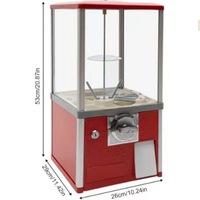 Distributeur automatique de bonbons à monnayeur/tokens, machine à bonbons gélifiés avec écran pour snacks, vente en gros