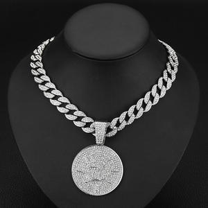 Collana da Uomo con Ciondolo Scarface Placcato Oro, Stile Hip Hop, Logo 3D Personalizzato, Catena Cubana Grande 20mm in Lega - Product Image 4