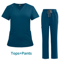 Niaahinn Ensembles d'uniformes médicaux pour infirmières, pantalons droits taille haute, tenues d'hôpital, uniformes médicaux, blouses d'infirmières