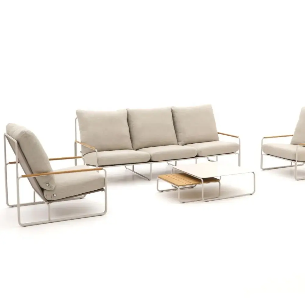 Bestseller Hochwertige moderne Designs Aluminium Sofa Garten Hotel möbel Terrassen sofa Indoor und Outdoor Lounge Set