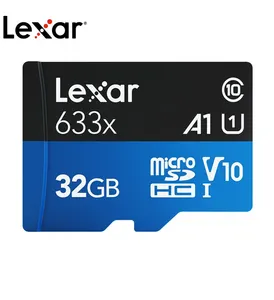 बिक्री एसडी कार्ड 128gb Suppliers-गर्म बिक्री Lexar 633x मेमोरी कार्ड 32gb 128gb 256gb 512gb 64gb माइक्रो एसडी कार्ड अप करने के लिए 95m/एस C10 U3 U1 के लिए फोन