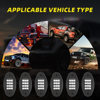 RGBW Rock Lights 4Pods 6Pods 8Pods 10Pods 12Pods APP Contrôleur Lumière pour Camion ATV UTV Buggy Bateau Voiture Lumières Décoratives