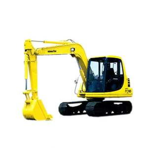 Mini-excavatrice Komatsu Pc60 avec pince hydraulique et marteau perforateur à vendre - Product Image 1