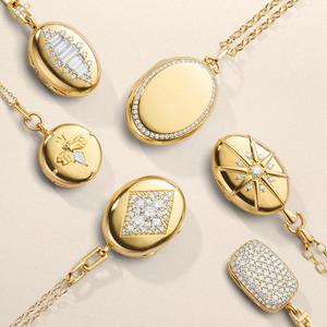 Mặt dây chuyền hình ảnh cổ điển mạ vàng 18K bằng thép không gỉ, mặt hình bầu dục chữ nhật, có thể khắc chữ tùy chỉnh - Product Image 3