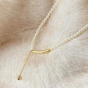 Collar de Plata de Ley S925 con Puente Arcoíris Sonriente, Diamantes Irregulares Deslumbrantes, Lujo de Alta Gama, Exquisito y Moderno con Cuentas - Product Image 3