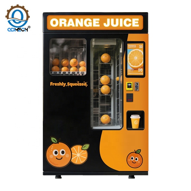 Commercial Automatic Fresh Orange Juice Squeezing Vending Machine