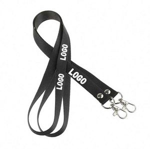Factory Supplier Nylon <b>Lanyards</b> Material Wholesale Free Design Logo Neck <b>Polyester</b> Heat Transfer <b>Lanyard</b> Belt - Product Image 1