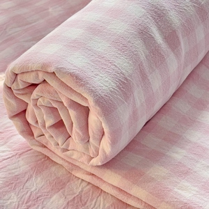 INS Korean <strong>Style</strong> Home Textile Washed Cotton Bed Cover Stripe <strong>Customized</strong> TOP <strong>Sheet</strong> Bedding Flat <strong>Sheet</strong> 1pc Cheapest <strong>Sheet</strong> for Bed - Product Image 3