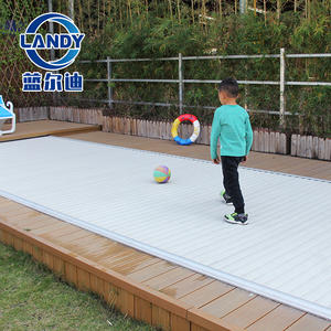 Landy Couverture <span class=keywords><strong>de</strong></span> piscine électrique en <span class=keywords><strong>aluminium</strong></span>, protection UV, anti-poussière, rétractable automatiquement, pour piscines creusées. - Product Image 4