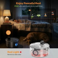 Fontaine à eau pour animaux de compagnie en acier inoxydable 12L, distributeur automatique sans fil pour chiens et chats, fabricant OEM/ODM, vente en gros