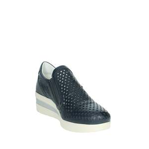 Chaussures à enfiler en cuir perforé bleu pour femme Cinzia Soft, taille 37 - Product Image 4