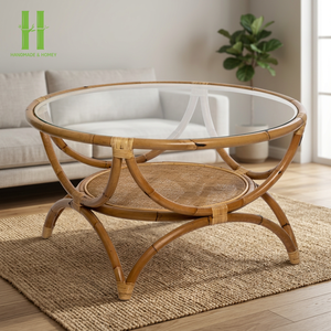 Unique Design Natural <b>Rattan</b> <b>Bedside</b> <b>Table</b> Premium Quality Hand-crafted Bed Side <b>Tables</b> For Bedroom Decor From Vietnam - Product Image 1