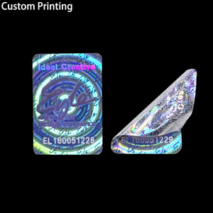 Tùy chỉnh in Giáng Sinh cát semprot Logo Thương Hiệu Mã Vạch Nối Tiếp đánh số Nhãn An Ninh 3D Ba Chiều Sticker - Product Image 6