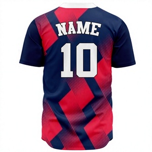 Ropa Deportiva con Logotipo Personalizable a Precio de Fábrica, Jersey de Béisbol para Adultos Sublimado en Tela 100% Poliéster, Transpirable y que Absorbe la Humedad - Product Image 2