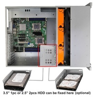 Châssis pour serveur 24 baies, PCI, 11 fentes, iptx, boîtier pour serveur 4u