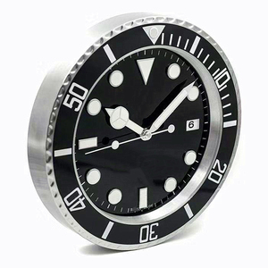นาฬิกาตกแต่งบ้านนาฬิกาแขวนผนังแบรนด์โลหะแก้วควอตซ์ของขวัญฝรั่งเศสหรูหราออกแบบห้องนั่งเล่นศิลปะสมัยใหม่สร้างสรรค์ผนังสีฟ้า - Product Image 2