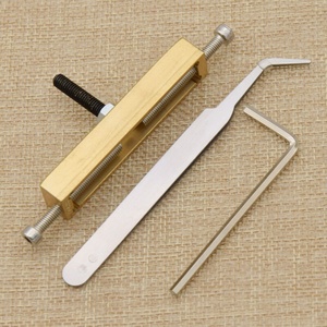 Poinçon à lettres en laiton pour Noël, personnalisé, pour marquage de cadeaux, avec support à fente en T, 26 caractères, pour papier vélin - Product Image 3