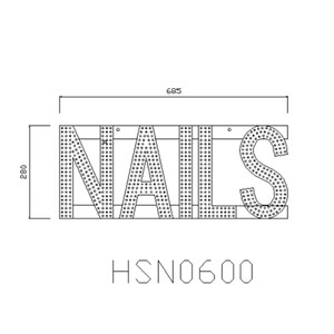 11*27 "điện tử màu xanh lá cây <span class=keywords><strong>LED</strong></span> Tường ánh sáng móng tay cửa hàng dấu hiệu, quảng cáo <span class=keywords><strong>LED</strong></span> mở Beauty Salon khắc <span class=keywords><strong>SMD</strong></span> thư hiển thị - Product Image 2