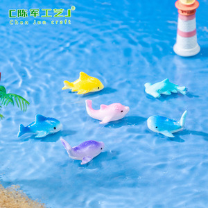 Micro-paesaggio Weij: Simpatici Animali Marini (Balena Blu, Squalo), Decorazione Fai-da-te per Acquario, Piccolo Ornamento da Scrivania - Product Image 3