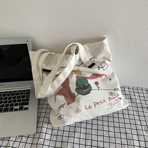 Sacs à bandoulière en toile pour étudiants, imprimé dessin animé <span class=keywords><strong>Le</strong></span> <span class=keywords><strong>Petit</strong></span> <span class=keywords><strong>Prince</strong></span>, sacs à main japonais grande capacité pour femmes - Product Image 5