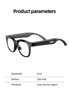 Gafas Inteligentes Integradas F09 con Audio Inalámbrico y FM de Modo Dual - Product Image 4