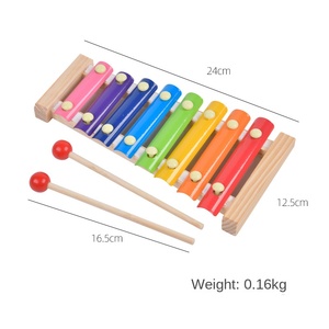 Juego de Juguetes Musicales de Madera para Estimulación Cerebral, <span class=keywords><strong>Juegos</strong></span> de Aprendizaje Temprano para Niños y Niñas de 0 a 7 Años - Product Image 6
