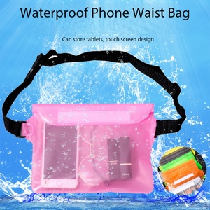 <strong>Waterproof</strong> PVC Sports Phone Pouch Fanny Pack <strong>Floating</strong> Dry <strong>Bag</strong> 3 Layers Sealing Swimming <strong>Bag</strong> Large Size Waist <strong>Bag</strong> Underwater - Product Image 3
