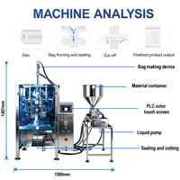 Machine de remplissage et d'emballage automatique de sachets de sauce tomate 1KG 5KG, machine d'emballage de sachets de ketchup et de pâte de tomate 1L 5L
