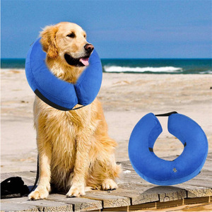 Collar Isabelino Inflable para Mascotas, Estilo Clásico, Anti-Mordidas, para Recuperación Postoperatoria, Collar Suave para Perros - Product Image 1