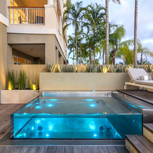 Tùy chỉnh xây dựng cảnh quan thủy sản Acrylic hồ bơi kỹ thuật, nhà sản xuất Acrylic - Product Image 3