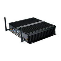 Mini Computadora Servidor Integrada HVAEIPC de 12.ª Generación con Procesador Core I3/i5/i7 |   Doble LAN, Múltiples Puertos Seriales, VGA, 4G, 256GB RAM, Usado, M.2, Stock, J1900