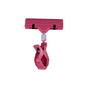 Klip tampilan POP mekanis dapat diatur klip tanda transparan pemegang Tag harga promosi Supermarket - Product Image 6